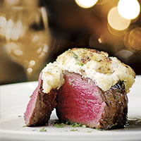 Grilled Lamb Chops with Creamed Spinach  (The Chop House)