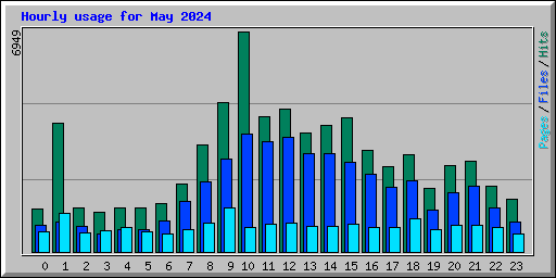 Hourly usage for May 2024